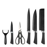 6pcs/set Kitchen Knife Set Professional Chef Sharp Knives Kitchen Fruit Knife with Storage Case Chef's Set Boxed Knife Sets