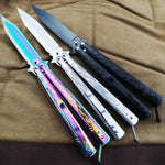 Butterfly in Knifes Tactical no edge dull blade Flying Dragon Trainer CS go Practice Knife Professional Players special Gift