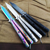 Butterfly in Knifes Tactical no edge dull blade Flying Dragon Trainer CS go Practice Knife Professional Players special Gift