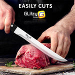 Kitchen Knife High Carbon Stainless Steel 3.5 5 8 inch Paring Utility Carving Chef Knife 4 piece Set 3CR13 420C Meat Fruit Tools