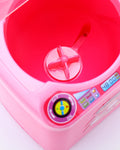 Mini Simulation Children Play Pretend Electric Cute Cosmetic Powder Puff Washing Machine Makeup Brushes Cleaner Washer Tool