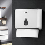 Wall-mounted Bathroom Tissue Dispenser Tissue Box Holder for Multifold Paper Towels Plastic Tissue Box Room Kitchen Toilet Paper