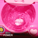 Mini Simulation Children Play Pretend Electric Cute Cosmetic Powder Puff Washing Machine Makeup Brushes Cleaner Washer Tool