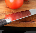 XITUO 8" Professional Chef Knife Sharp High Carbon Stainless Steel Kitchen Knife Sanding Laser Pattern Cleaver Slicing Knives 