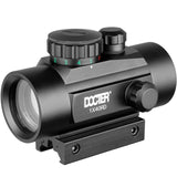1x40 Riflescope Tactical Red Dot Scope Sight Hunting Holographic Green Dot Sight  3x Magnifier combination
