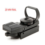 Riflescope 20mm Rail Holographic Red Dot Sight 4 Reticle tactical Scope Collimator Optical sight Hunting Airsoft Optics