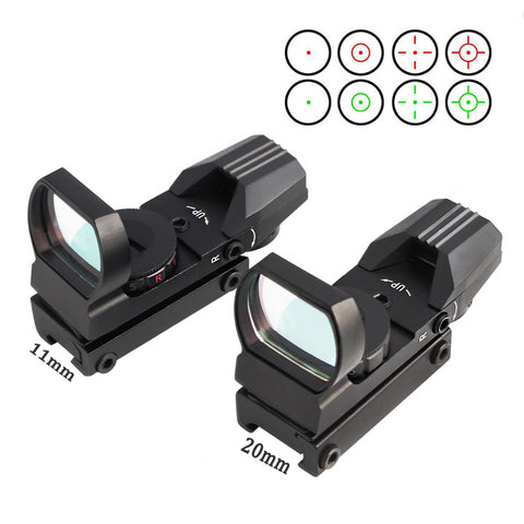 Marotui 11/20 mm Rail Mount Riflescope Hunting Optics Holographic Red Dot Sight Reflex 4 Reticle Tactical Gun Accessories