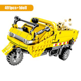 SEMBO BLOCK City Engineering Bulldozer Crane Technic Car Truck Excavator Roller Building Blocks bricks Construction Toys