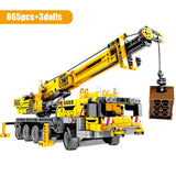 SEMBO BLOCK City Engineering Bulldozer Crane Technic Car Truck Excavator Roller Building Blocks bricks Construction Toys