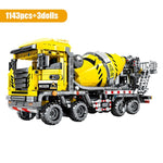 SEMBO BLOCK City Engineering Bulldozer Crane Technic Car Truck Excavator Roller Building Blocks bricks Construction Toys