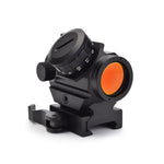 Hlurker Hunting Airsoft M4 AR15 Air Rifle Micro Holographic Red Dot Collimator Riflescope Spotting Scope Sight/20mm Scope Mount