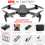 V4 WIFI FPV  Drone WiFi live video FPV 4K/1080P HD Wide Angle Camera Foldable Altitude Hold Durable RC Drone