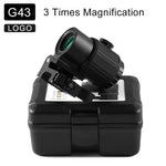 Collimator Holographic Sight Red DOptic Sight Reflex Sight with 20mm Rail Mounts for Airsoft Sniper Rifle Hunting Tactics