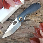 Outdoor Tactical Camping Hunting Survival Pocket Folding Knife  2.7" 5CR15MOV Blade Mini Knives Small Tool Wooden Handle