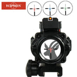 WIPSON Gun Riflescope Acog 4x32 Rifle Scope Reticle Fiber Optic Sight Scope Rifle/airsoft Gun Hunting airsoftsports Gun